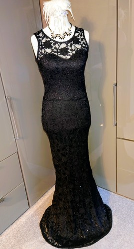 Quiz black lace - quiz, long