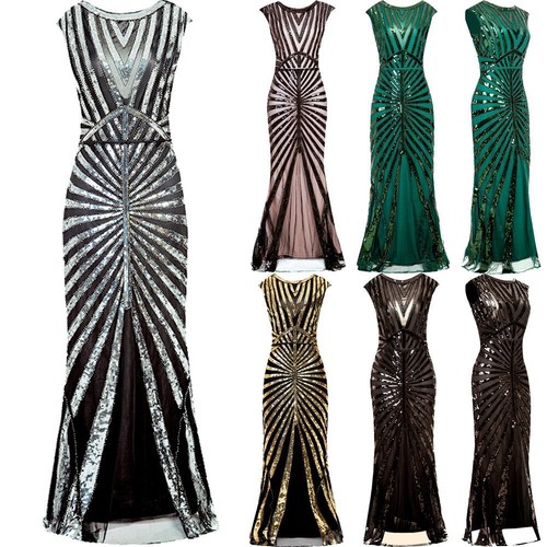 Vintage 1920s flapper dress - 1920s,