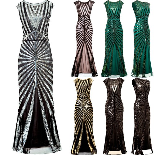 Vintage 1920s flapper dress - flapper,